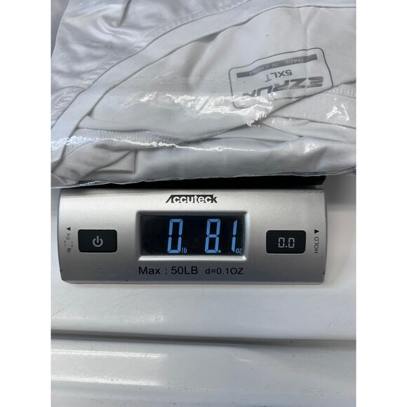 EZRUN Mens Big & Tall Sleeveless Performance Muscle Tank, White, size 5XLT - Picture 9 of 13